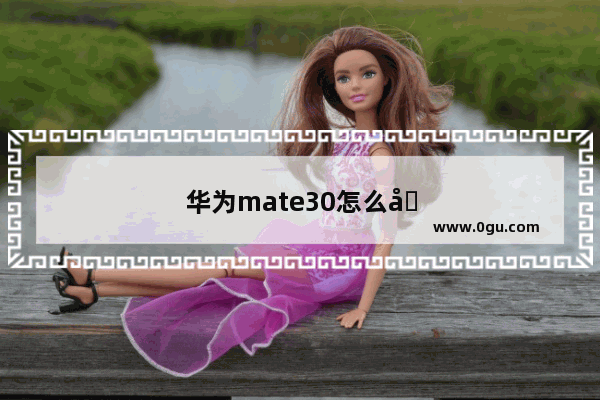 华为mate30怎么关机重启