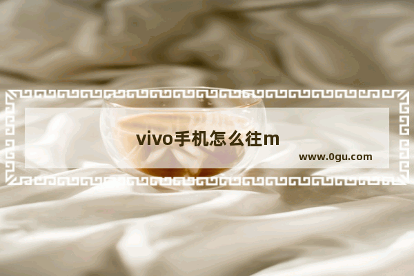 vivo手机怎么往mp3传歌