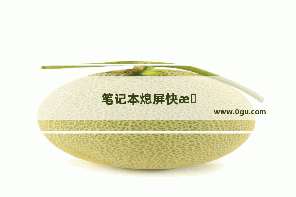 笔记本熄屏快捷键