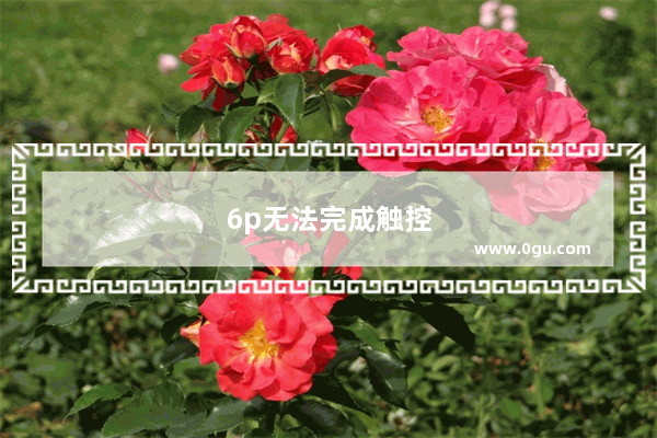 6p无法完成触控id设置