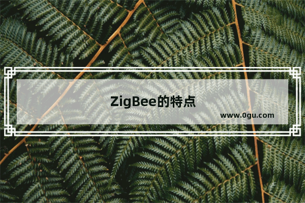 ZigBee的特点