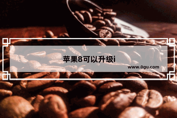 苹果8可以升级ios13吗