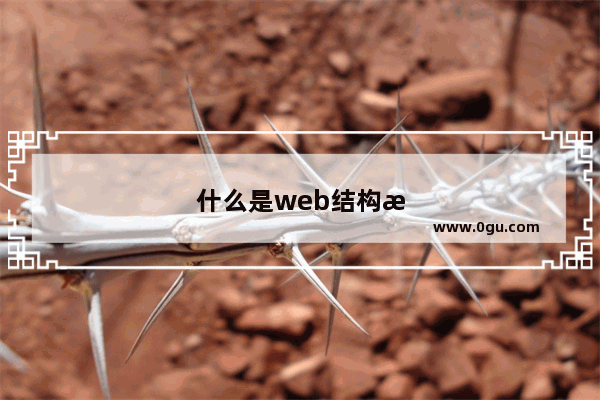 什么是web结构标准
