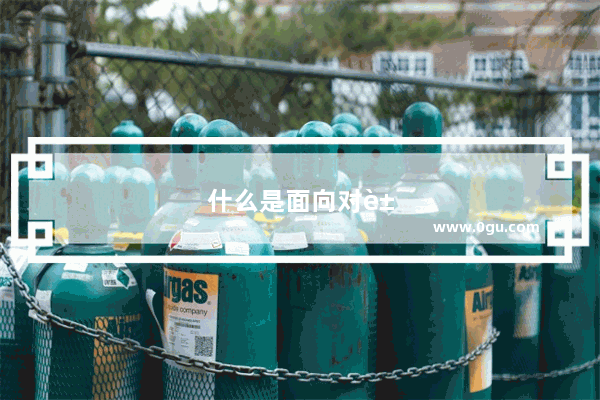 什么是面向对象的操作系统