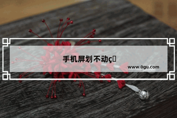 手机屏划不动点不了怎么办