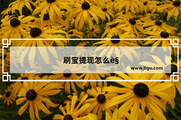 刷宝提现怎么解锁
