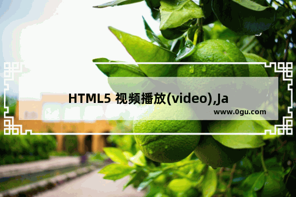 HTML5 视频播放(video),JavaScript控制视频的实例代码
