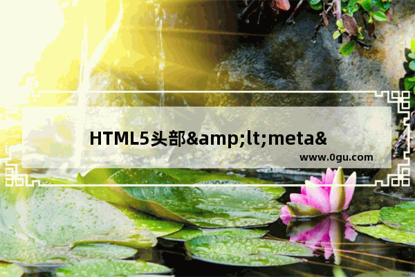 HTML5头部&lt;meta&gt;标签的一些常用信息小结
