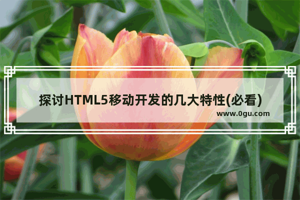 探讨HTML5移动开发的几大特性(必看)