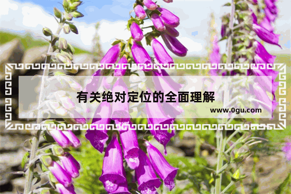 有关绝对定位的全面理解