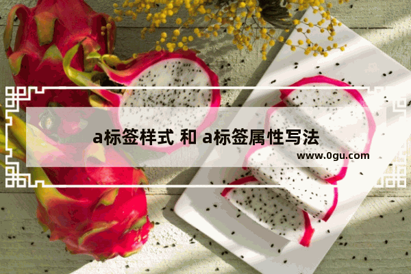 a标签样式 和 a标签属性写法