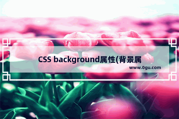 CSS background属性(背景属性)详解