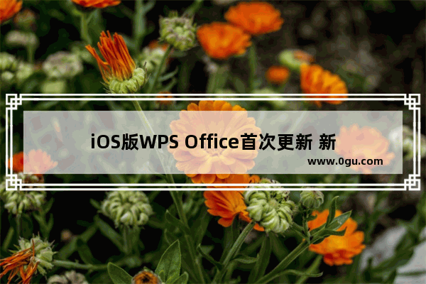 iOS版WPS Office首次更新 新增PDF阅读等多项功能