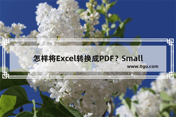 怎样将Excel转换成PDF？SmallPDF转换器将Excel转换成PDF的方法