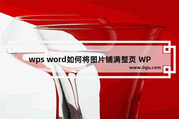wps word如何将图片铺满整页 WPS word将图片铺满整个页面的方法