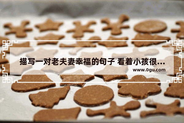 描写一对老夫妻幸福的句子 看着小孩很幸福的句子