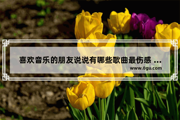 喜欢音乐的朋友说说有哪些歌曲最伤感 关于音乐的句子伤感