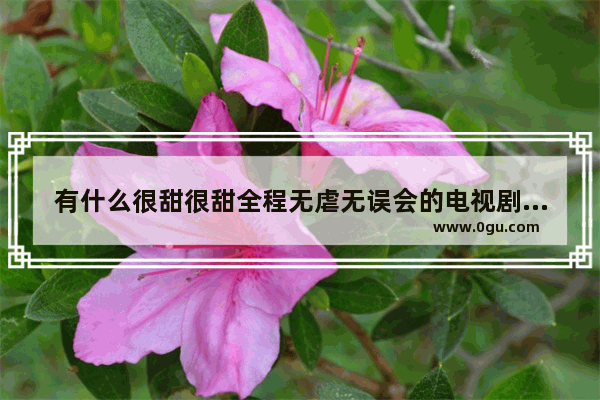 有什么很甜很甜全程无虐无误会的电视剧、电影推荐吗 形容不相信爱情的句子