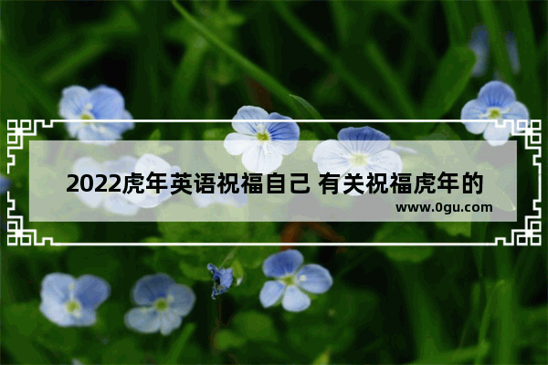2022虎年英语祝福自己 有关祝福虎年的句子英文