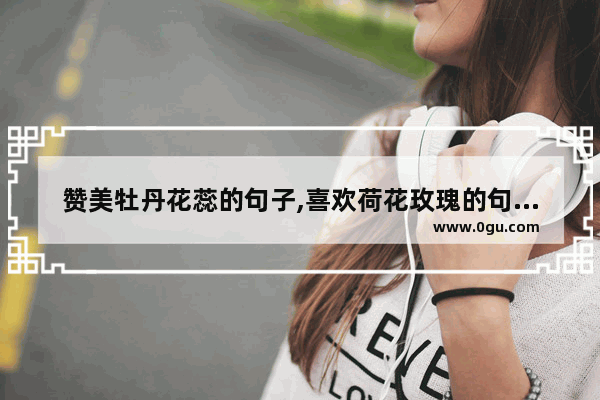 赞美牡丹花蕊的句子,喜欢荷花玫瑰的句子怎么写