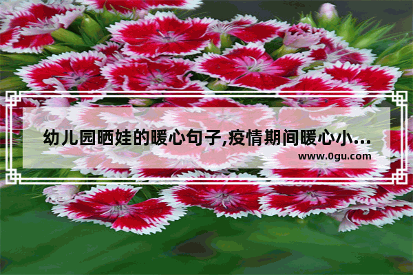 幼儿园晒娃的暖心句子,疫情期间暖心小朋友的句子
