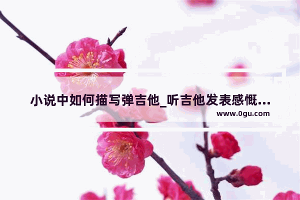 小说中如何描写弹吉他_听吉他发表感慨的句子