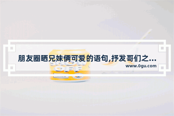 朋友圈晒兄妹俩可爱的语句,抒发哥们之间的感情句子