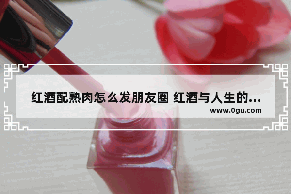 红酒配熟肉怎么发朋友圈 红酒与人生的唯美句子