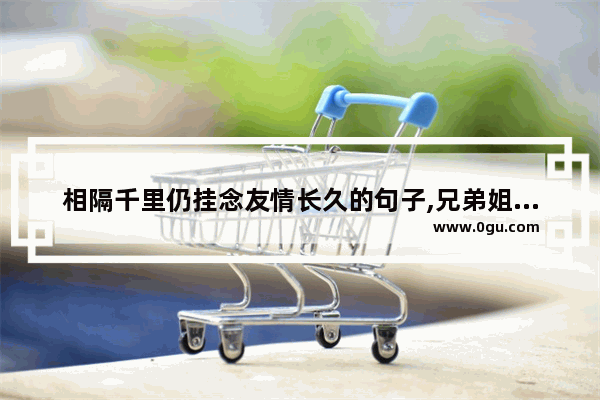 相隔千里仍挂念友情长久的句子,兄弟姐妹感情长存的句子