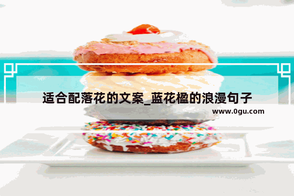 适合配落花的文案_蓝花楹的浪漫句子