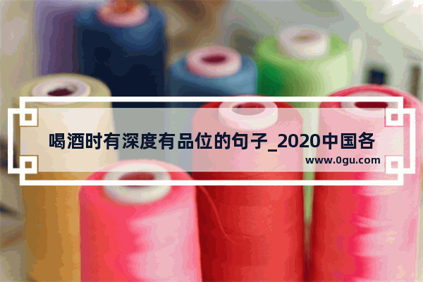 喝酒时有深度有品位的句子_2020中国各省酒消费量排名