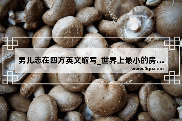 男儿志在四方英文缩写_世界上最小的房子脑筋急转弯