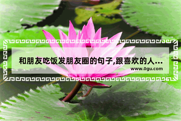 和朋友吃饭发朋友圈的句子,跟喜欢的人吃好吃的句子