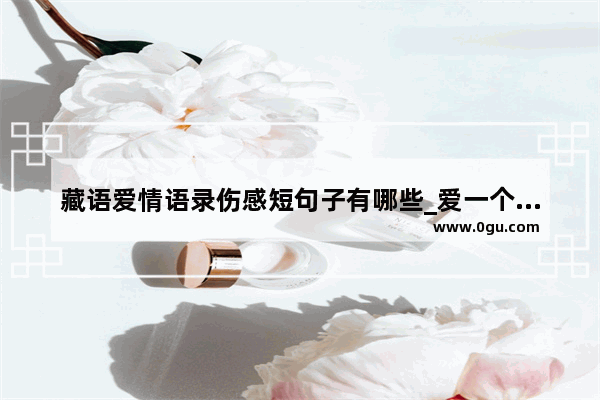 藏语爱情语录伤感短句子有哪些_爱一个人太难了伤感的句子