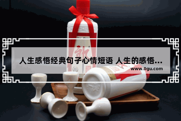 人生感悟经典句子心情短语 人生的感悟和心情句子