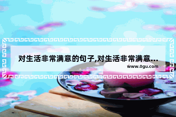 对生活非常满意的句子,对生活非常满意的句子