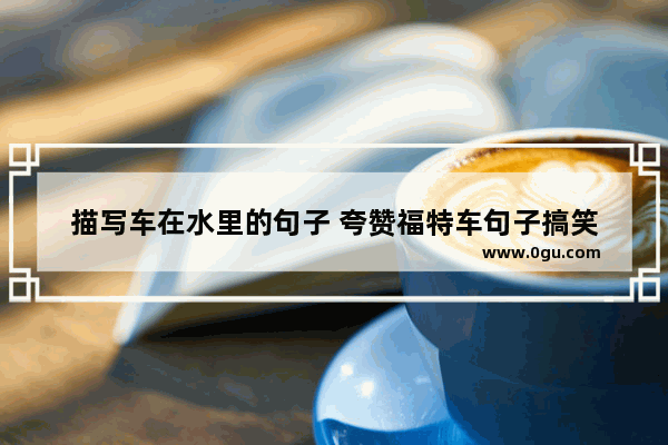 描写车在水里的句子 夸赞福特车句子搞笑
