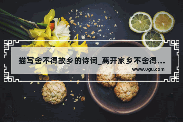 描写舍不得故乡的诗词_离开家乡不舍得的句子