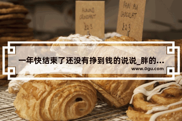 一年快结束了还没有挣到钱的说说_胖的没腰的句子