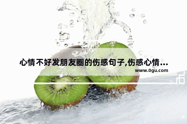 心情不好发朋友圈的伤感句子,伤感心情不好的文章句子