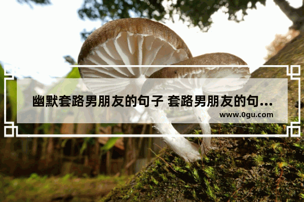 幽默套路男朋友的句子 套路男朋友的句子简短暖心