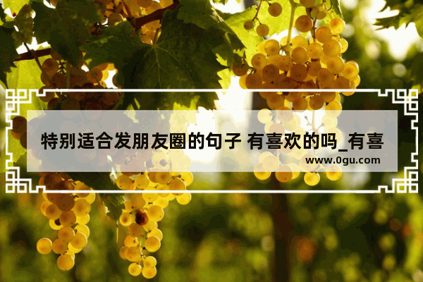 特别适合发朋友圈的句子 有喜欢的吗_有喜欢的文案可以发朋友圈吗