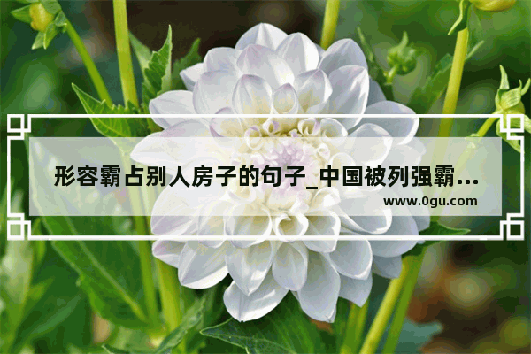 形容霸占别人房子的句子_中国被列强霸占的哪七句话