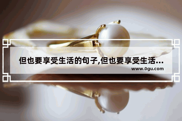 但也要享受生活的句子,但也要享受生活的句子