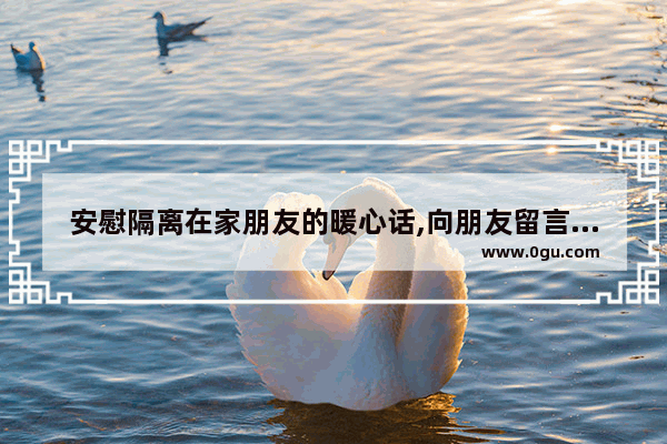 安慰隔离在家朋友的暖心话,向朋友留言的暖心句子简短