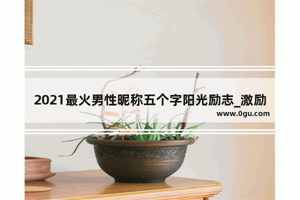 2021最火男性昵称五个字阳光励志_激励男人生活的句子