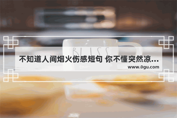 不知道人间烟火伤感短句 你不懂突然凉的心伤感句子