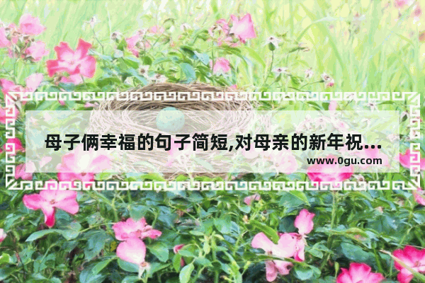 母子俩幸福的句子简短,对母亲的新年祝福句子简单