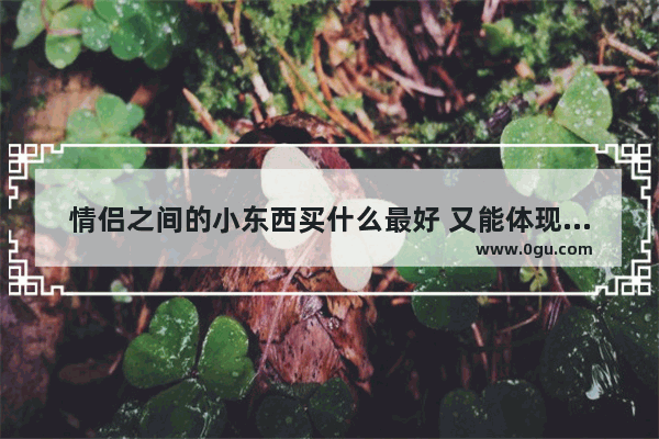 情侣之间的小东西买什么最好 又能体现爱意,给中意人的暖心句子短句