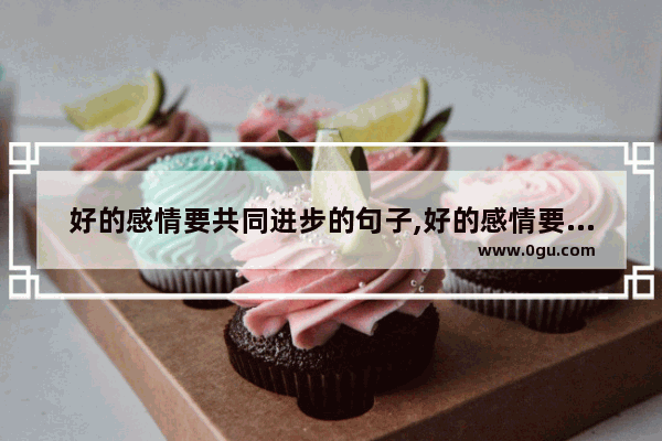 好的感情要共同进步的句子,好的感情要共同进步的句子
